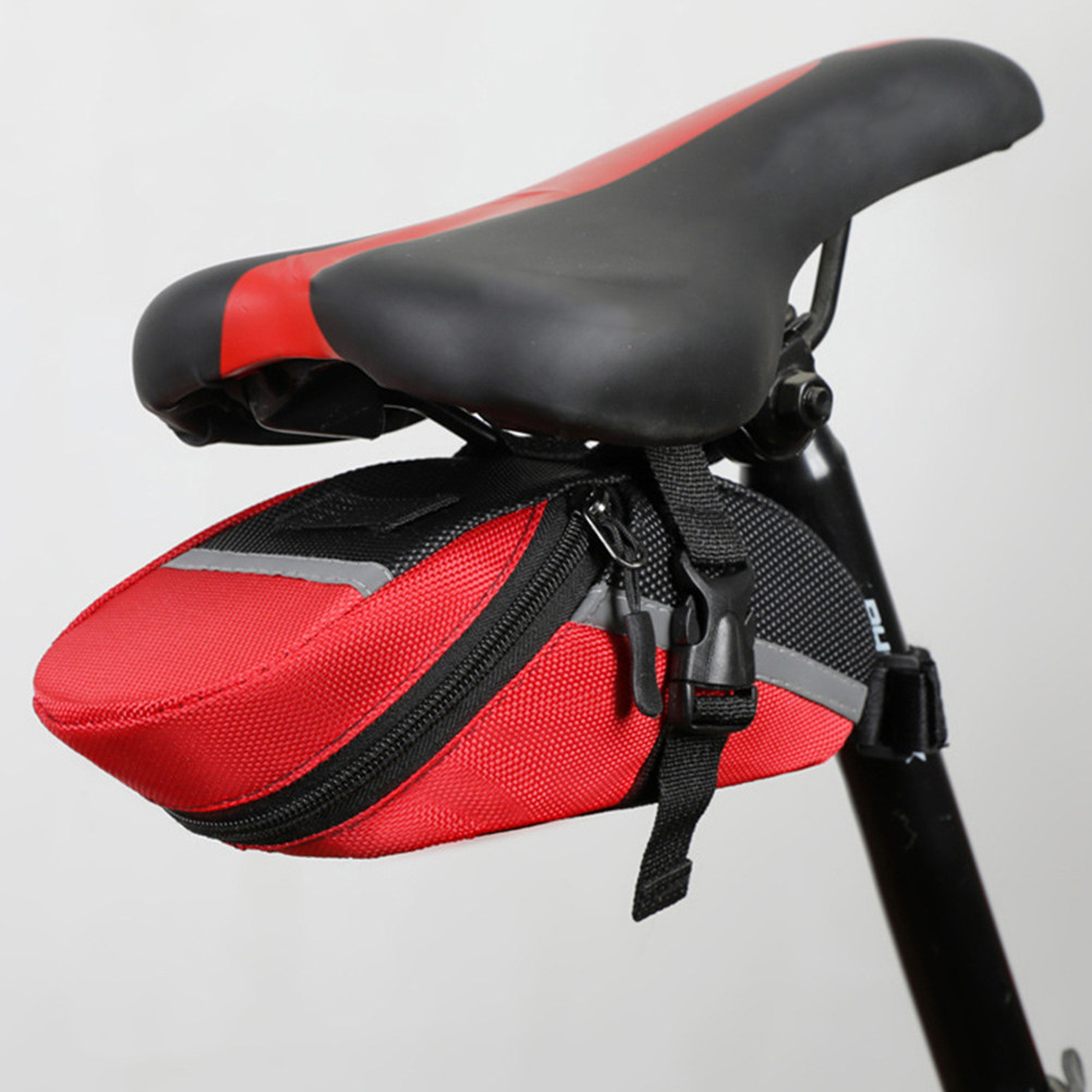 Saddle Bag Under Seat - Красная водонепроницаемая сумка для велосипеда, подседельная