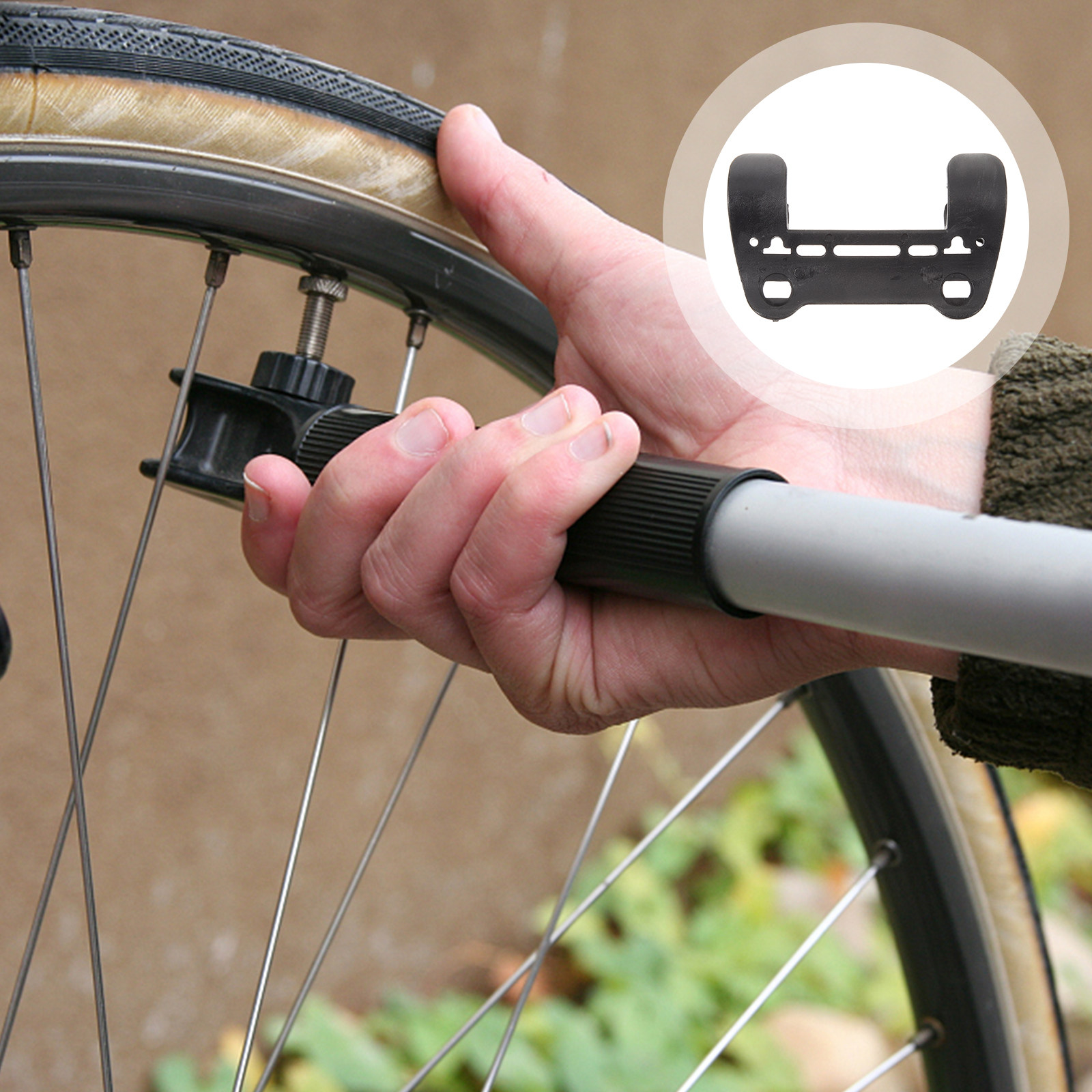 Bike Pump Frame Mount - Профессиональный держатель насоса для велосипеда, универсальный