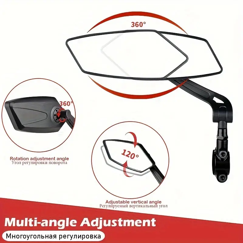 2 шт. Зеркала заднего вида для – обзор и цена Mirror Handlebar Convex