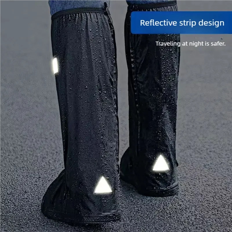 Светоотражающие высокие чехлы  – обзор и цена Cycling Commute Shoes