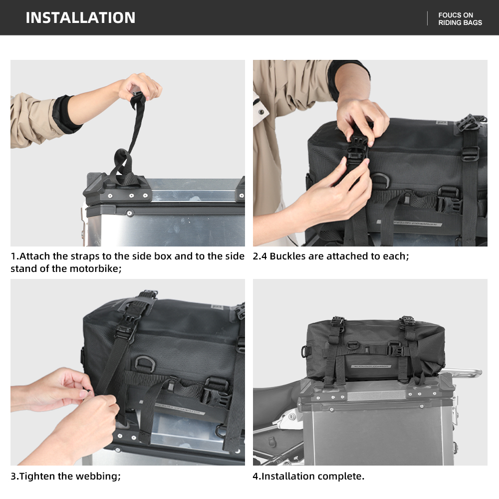 Шкатулка для мотоцикла Rhinowa – обзор и цена Panniers Waterproof Rear